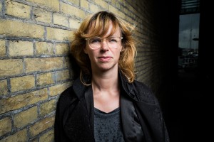 Donica in de regen